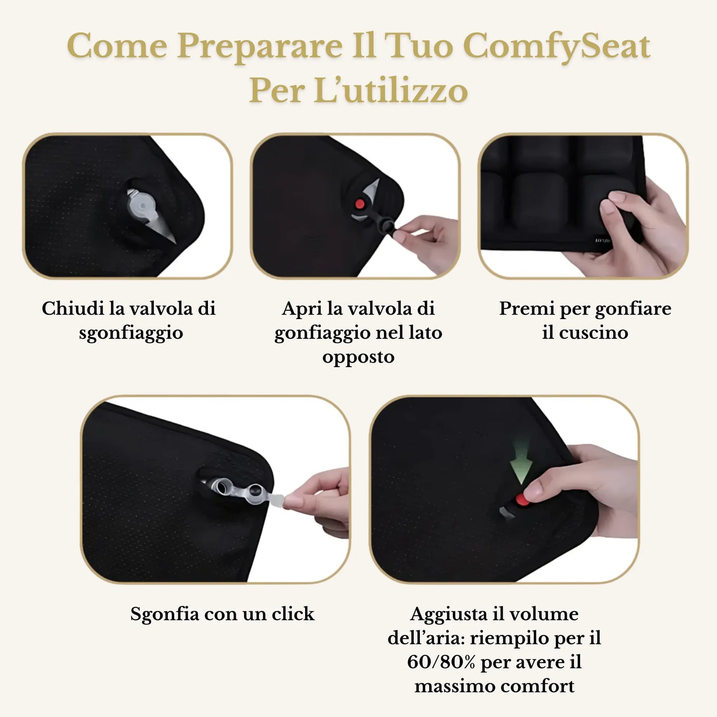 ComfySeat™ - Sollievo Immediato