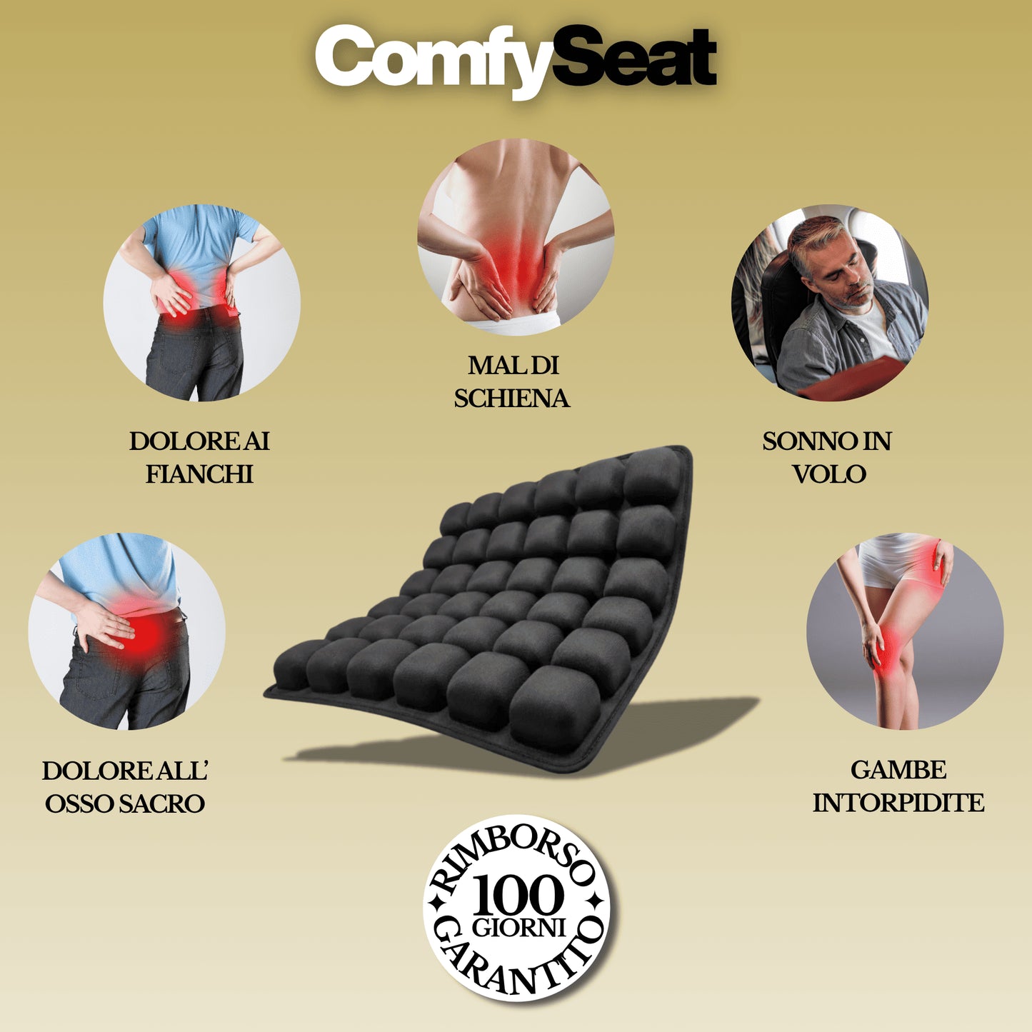 ComfySeat™ - Sollievo Immediato