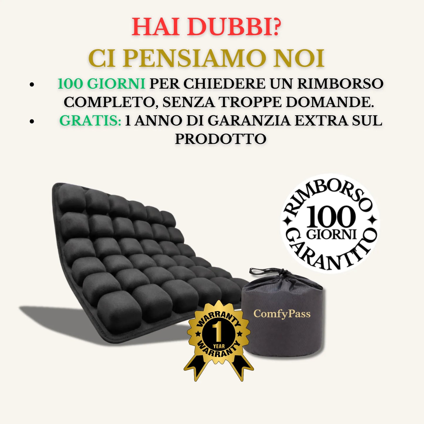 ComfySeat™ - Sollievo Immediato